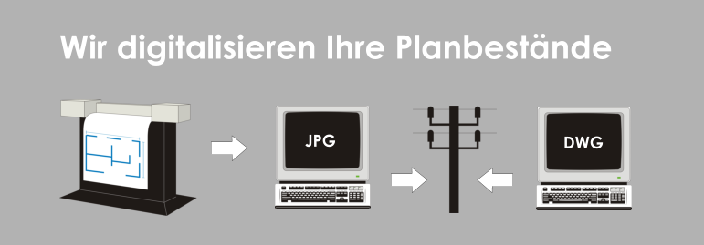 Wir digitalisieren Ihre Planbestnde JPG DWG